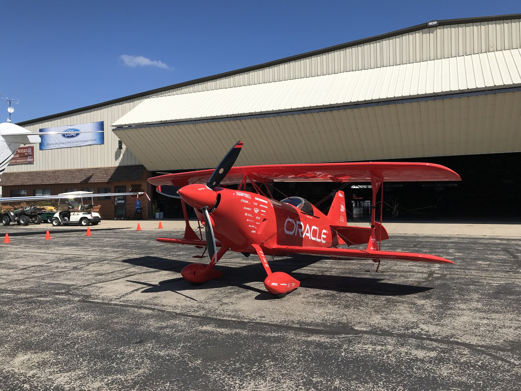 Sean Tucker's Oracle Challenger III biplane