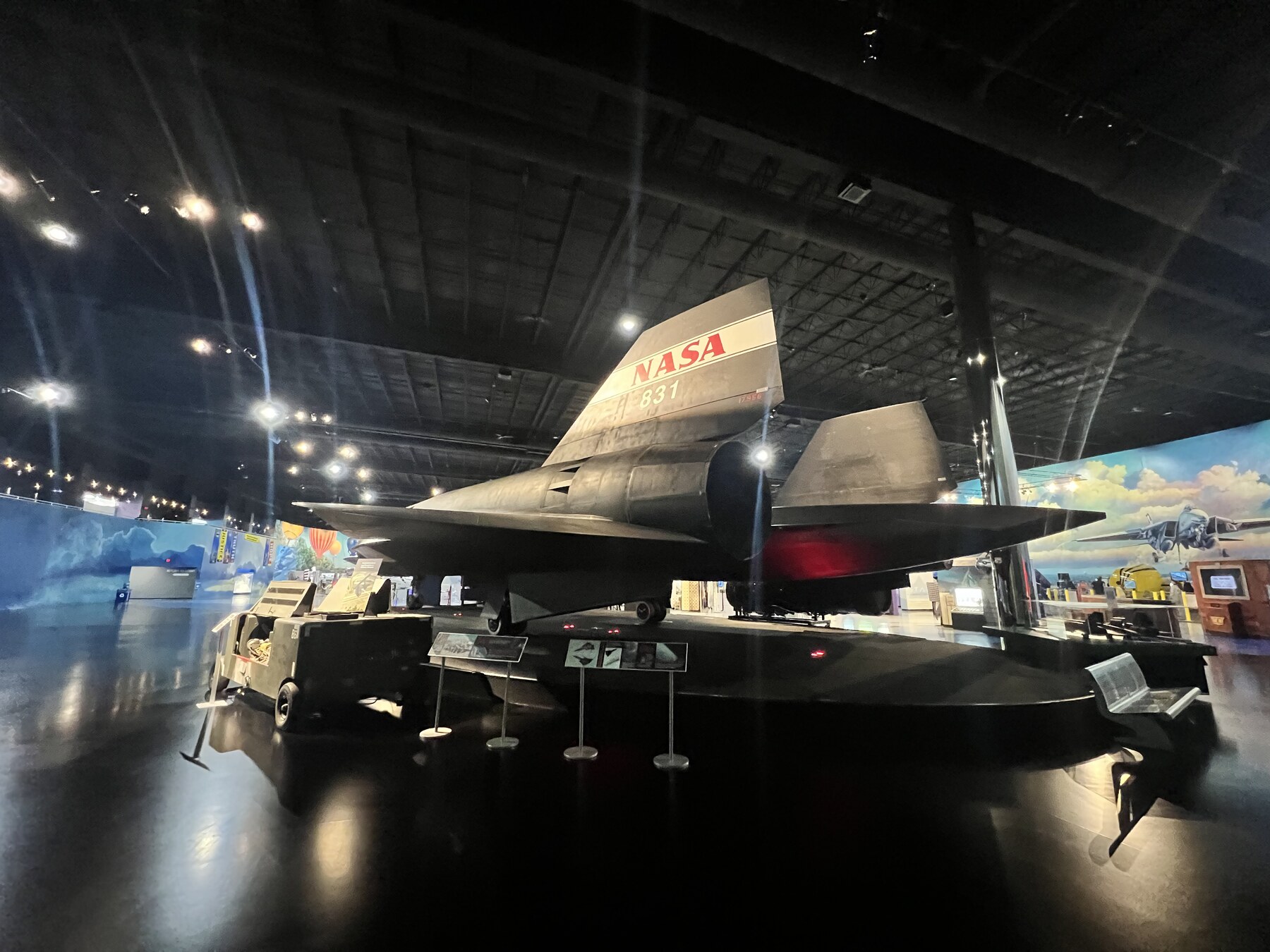 SR-71 NASA #831, side