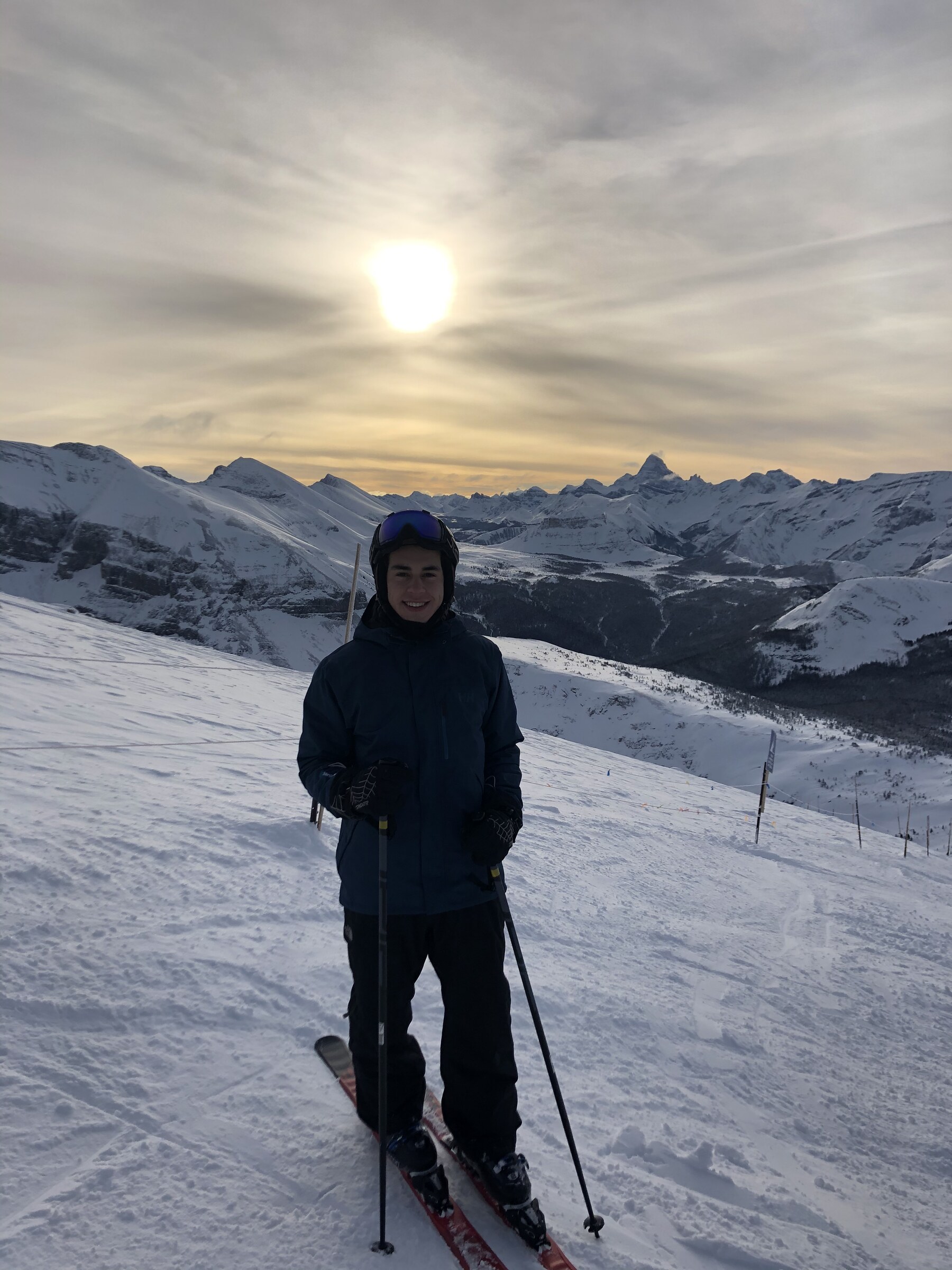 Skiing in the Canadian Rockies