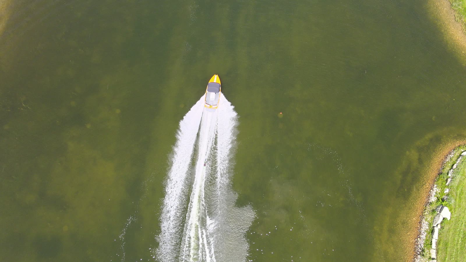 DJI overhead pass over foothills